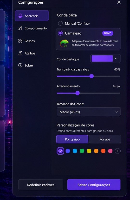 Configurações do BShadow
